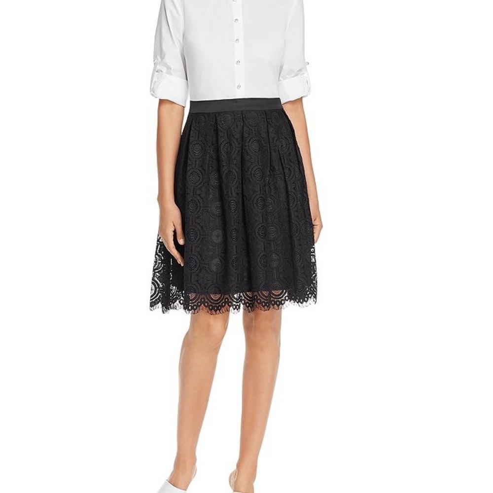 Elegant Black Lace Skirt